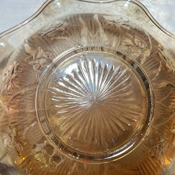 Antique Jeanette Marigold Iris Bowl Set - Picture 3 of 6
